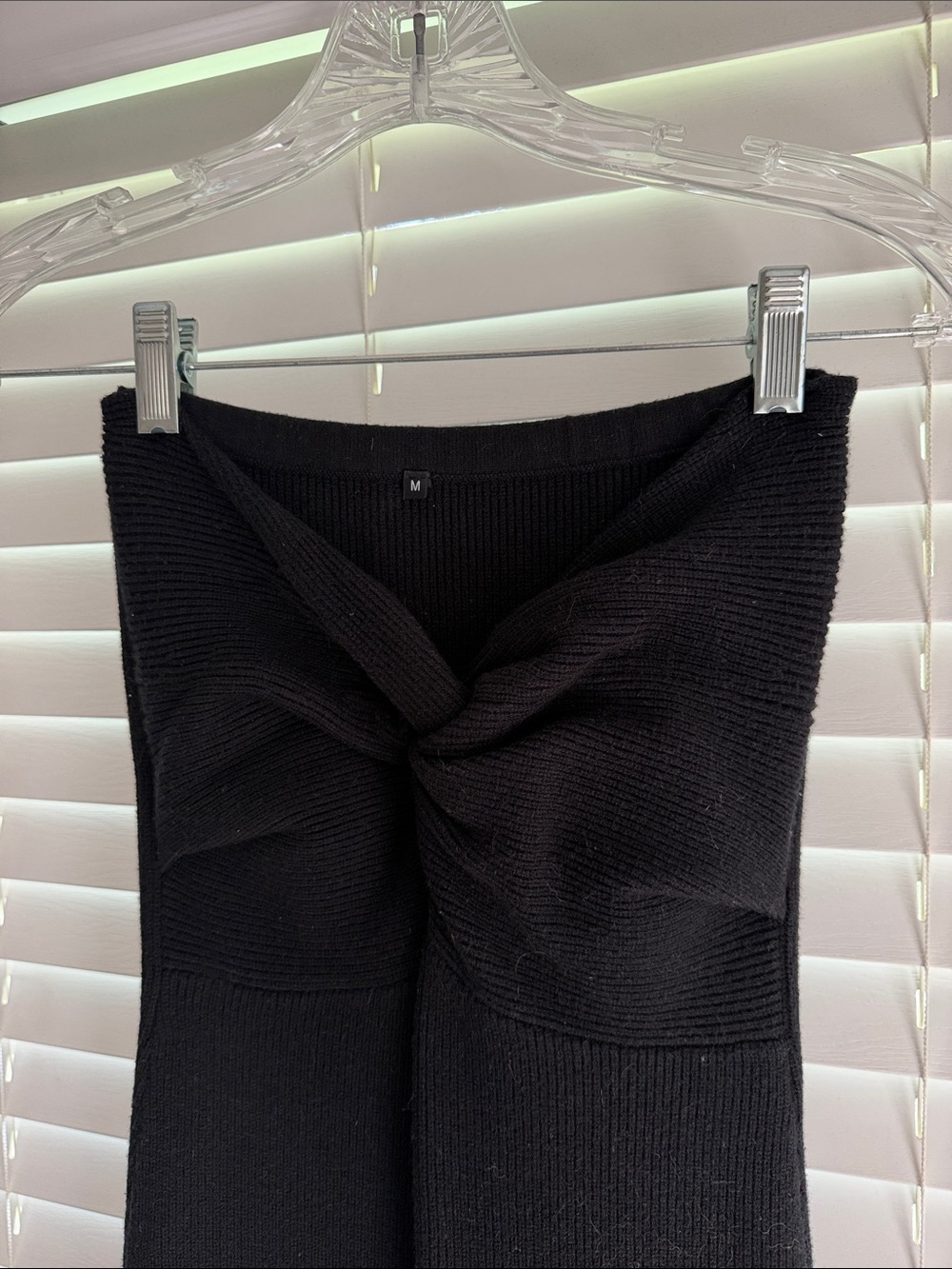 Strapless Black Maxi Dress - Picture 2 of 2